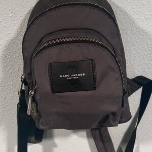 Marc Jacobs Unisex Black Compact Nylon Backpack